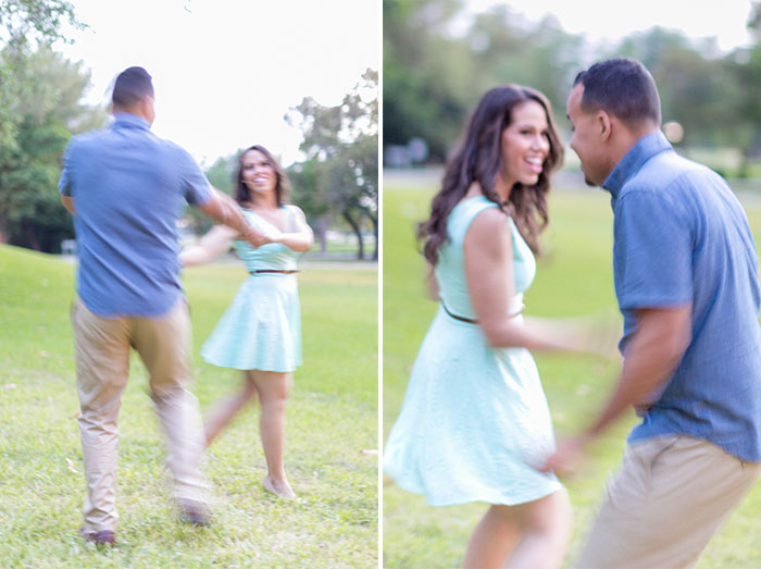 Dance and fun during the photoshoot