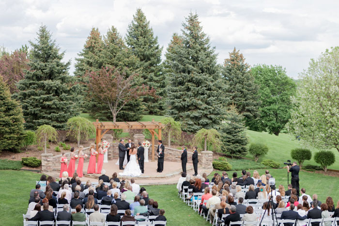 Wedding Ceremony at Ann Arbor Marriott Ypsilanti Hotel at Eagle Crest