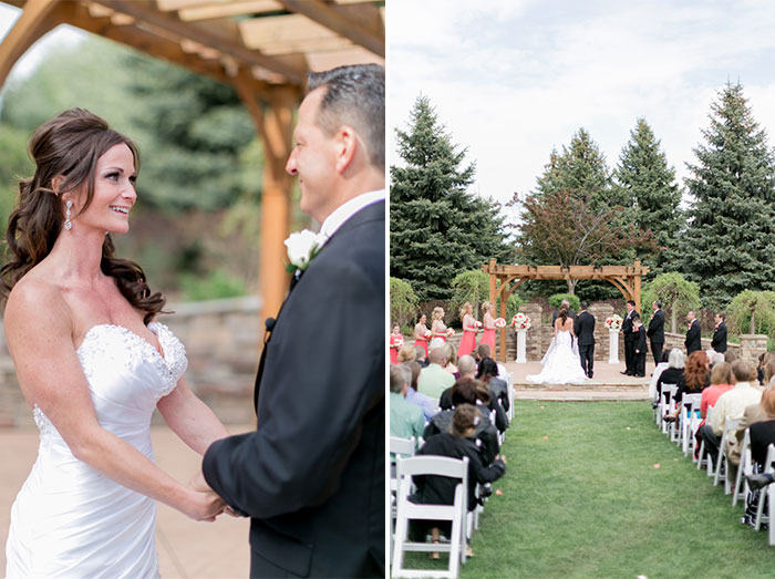 Wedding Ceremony at Ann Arbor Marriott Ypsilanti Hotel at Eagle Crest