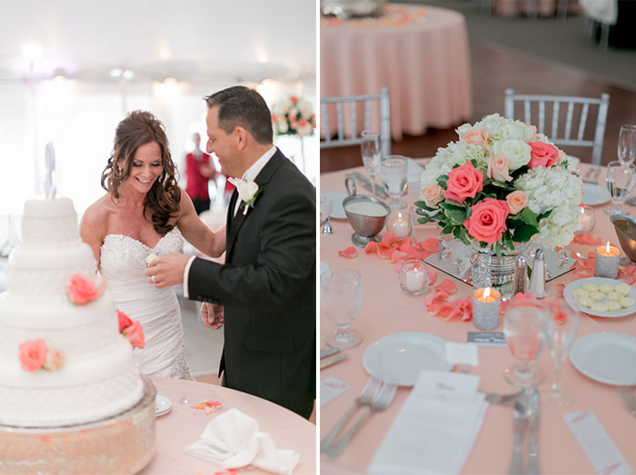 Cake Cutting by Michigan Wedding Photographers