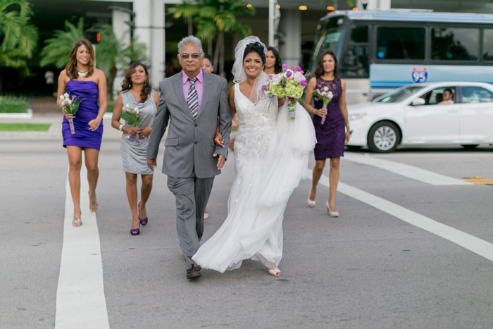 Happy Bride with Dad