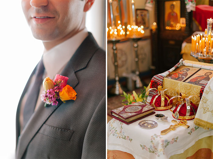 Wedding boutonniere 