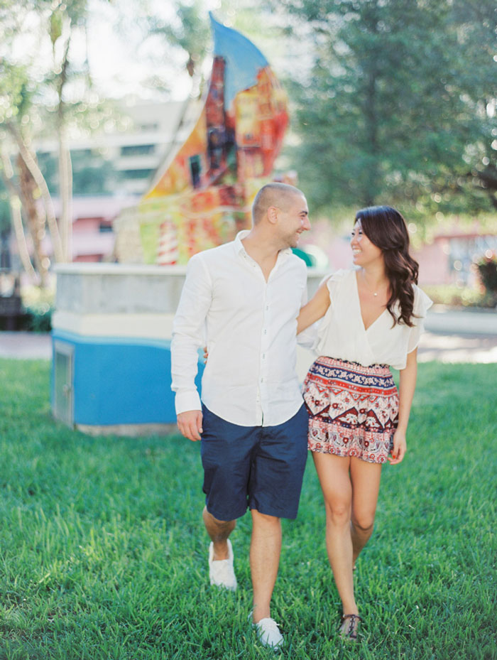 Fort Lauderdale Engagement Contax 645 Fuji 400H