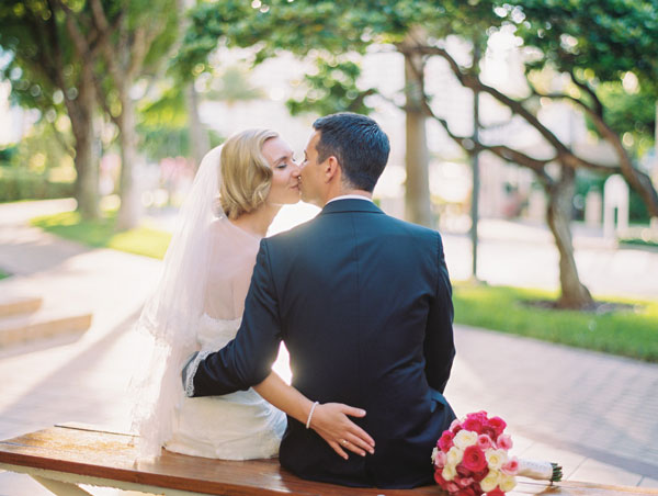 Mandarin Oriental Miami Wedding Contax 645 Fuji 400H