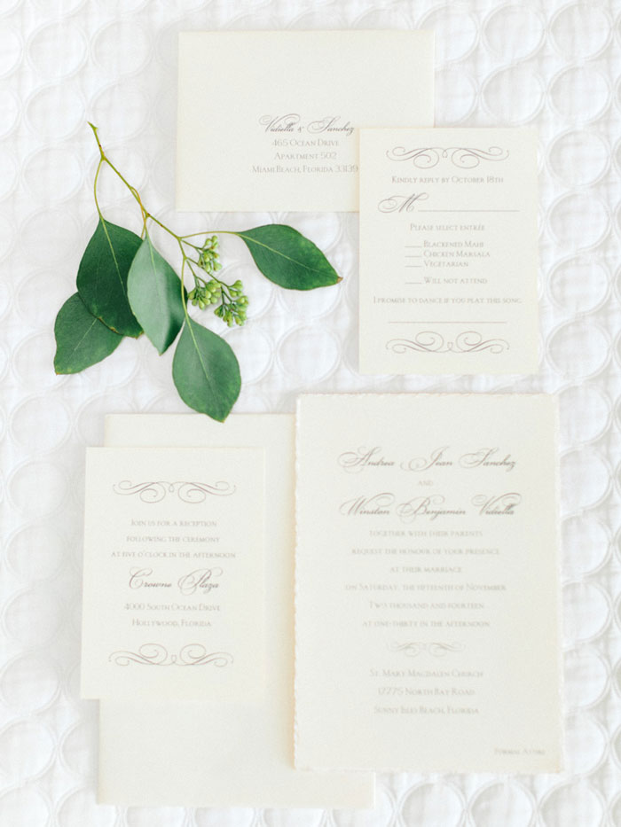 Classic Wedding Invitations