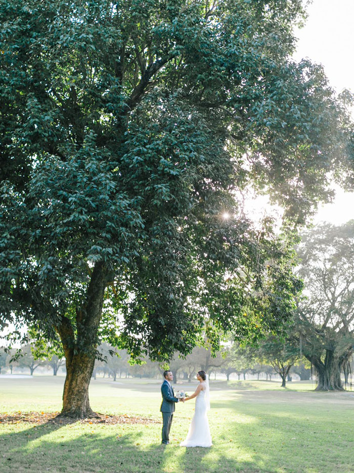 Miami classic outdoors wedding