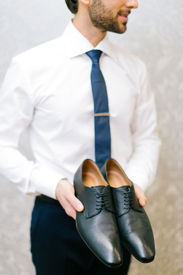 Groom Preparation Hugo Boss shoes