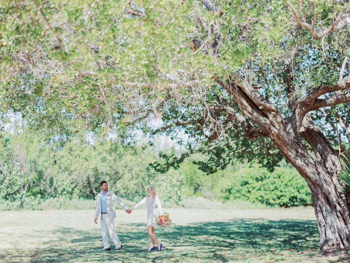 Key Largo wedding elopement Fuji 400H