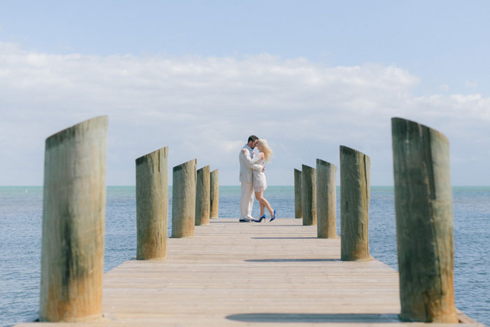 Key Largo wedding elopement Fuji 400H